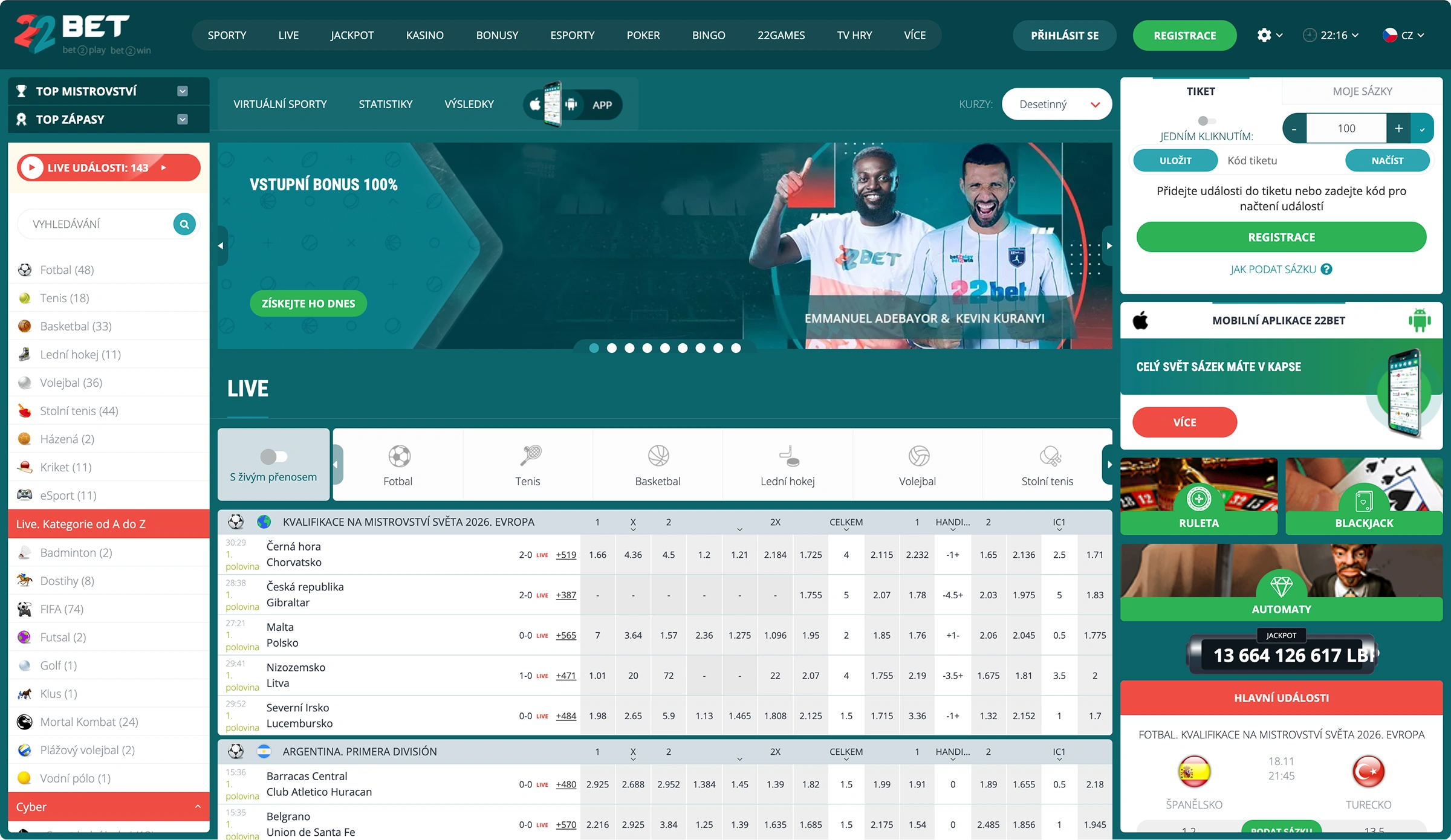 22Bet Nejlepší Sázková Stránka 22Bet Nejlepší Sázková Stránka